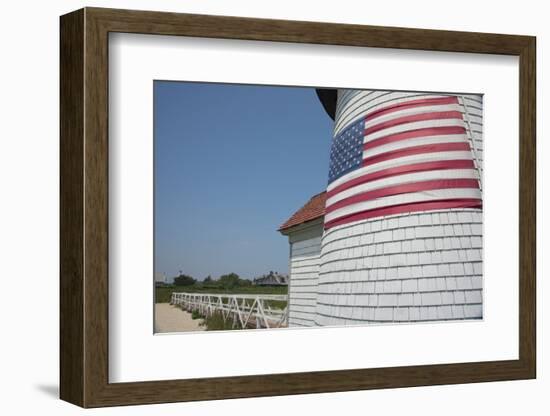 USA, Massachusetts, Nantucket. Brant Point lighthouse.-Cindy Miller Hopkins-Framed Photographic Print