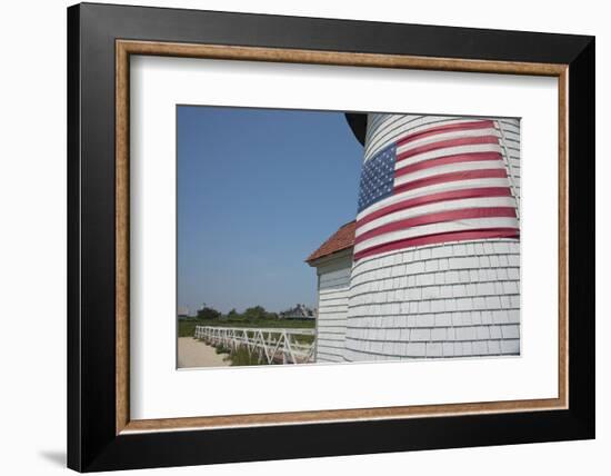 USA, Massachusetts, Nantucket. Brant Point lighthouse.-Cindy Miller Hopkins-Framed Photographic Print