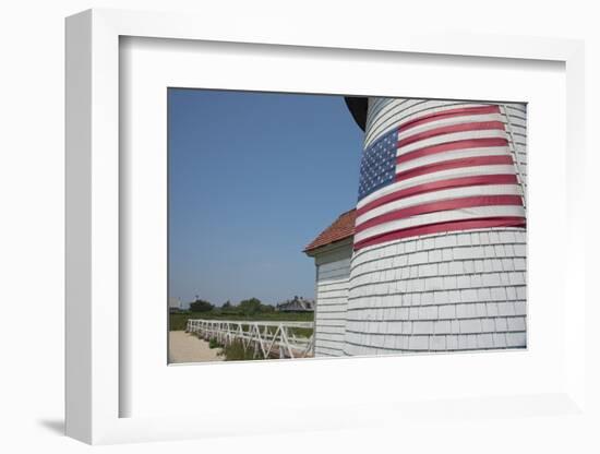 USA, Massachusetts, Nantucket. Brant Point lighthouse.-Cindy Miller Hopkins-Framed Photographic Print