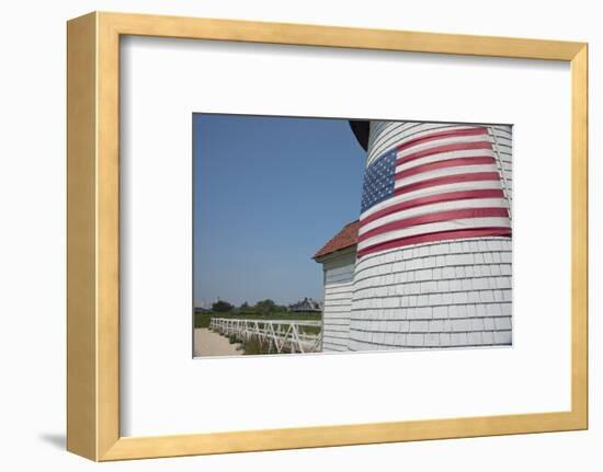 USA, Massachusetts, Nantucket. Brant Point lighthouse.-Cindy Miller Hopkins-Framed Photographic Print