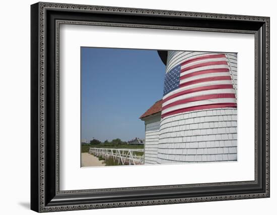 USA, Massachusetts, Nantucket. Brant Point lighthouse.-Cindy Miller Hopkins-Framed Photographic Print