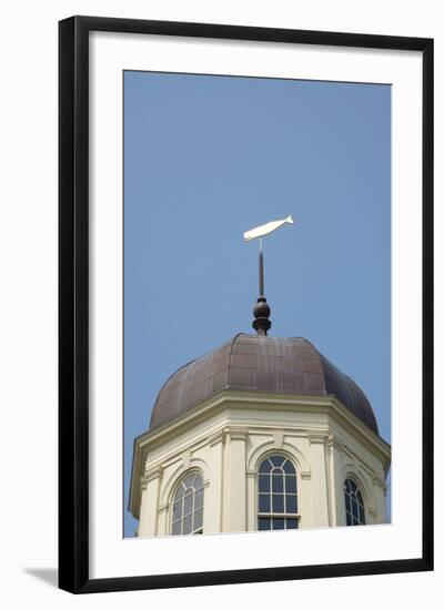 USA, Massachusetts, New Bedford. Weathervane on the Whaling Museum.-Cindy Miller Hopkins-Framed Photographic Print