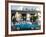 USA, Miami Beach, South Beach, Ocean Drive, Avalon Hotel and 1957 Thunderbird Car-Walter Bibikow-Framed Photographic Print