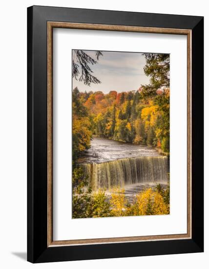 USA, Michigan, Paradise, Tahquamenon Falls State Park, Upper Falls-Frank Zurey-Framed Photographic Print