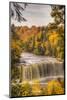 USA, Michigan, Paradise, Tahquamenon Falls State Park, Upper Falls-Frank Zurey-Mounted Photographic Print