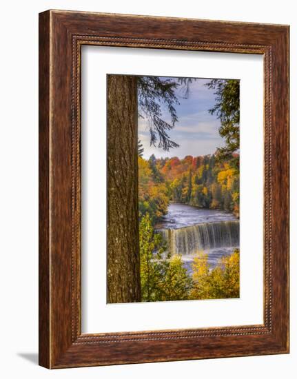 USA, Michigan, Paradise, Tahquamenon Falls State Park, Upper Falls-Frank Zurey-Framed Photographic Print