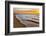 USA, Michigan, Paradise, Whitefish Bay Beach with Waves at Sunrise-Frank Zurey-Framed Photographic Print