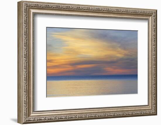 USA, Michigan, Upper Peninsula. Lake Superior Sunset-Jaynes Gallery-Framed Photographic Print