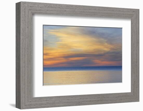 USA, Michigan, Upper Peninsula. Lake Superior Sunset-Jaynes Gallery-Framed Photographic Print