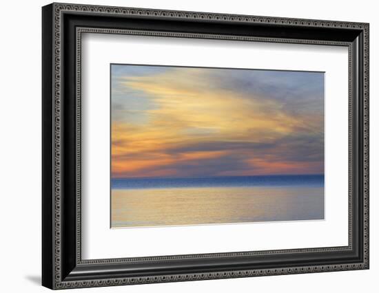 USA, Michigan, Upper Peninsula. Lake Superior Sunset-Jaynes Gallery-Framed Photographic Print