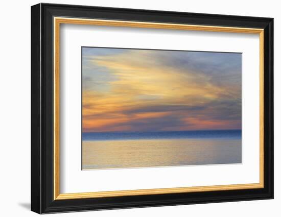 USA, Michigan, Upper Peninsula. Lake Superior Sunset-Jaynes Gallery-Framed Photographic Print