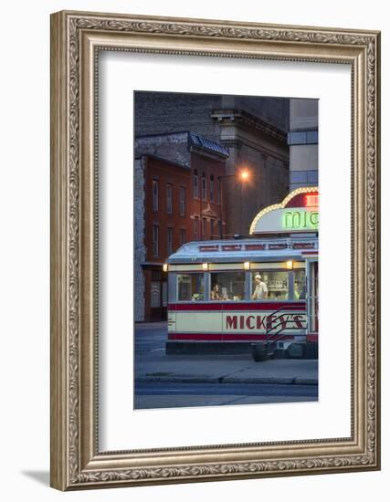 Usa,Midwest, Minnesota, St.Paul, Mickey's Diner-Christian Heeb-Framed Photographic Print