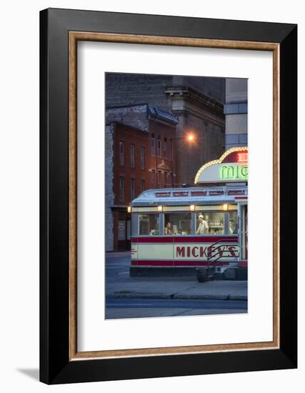 Usa,Midwest, Minnesota, St.Paul, Mickey's Diner-Christian Heeb-Framed Photographic Print