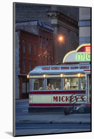 Usa,Midwest, Minnesota, St.Paul, Mickey's Diner-Christian Heeb-Mounted Photographic Print