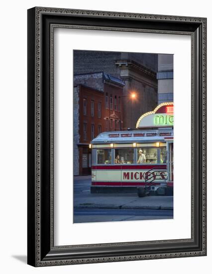 Usa,Midwest, Minnesota, St.Paul, Mickey's Diner-Christian Heeb-Framed Photographic Print