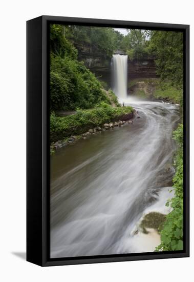 USA, Minnesota, Minneapolis, Minnehaha Regional Park, Minnehaha Falls-Peter Hawkins-Framed Premier Image Canvas