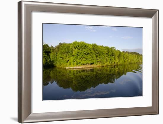 USA, Mississippi. Early evening along the Tenn-Tom Waterway.-Cindy Miller Hopkins-Framed Photographic Print