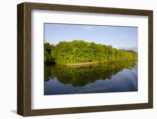 USA, Mississippi. Early evening along the Tenn-Tom Waterway.-Cindy Miller Hopkins-Framed Photographic Print