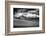 USA, Mojave Trails National Monument, California. Black and white image of windblown sand dune and -Judith Zimmerman-Framed Photographic Print