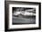 USA, Mojave Trails National Monument, California. Black and white image of windblown sand dune and -Judith Zimmerman-Framed Photographic Print