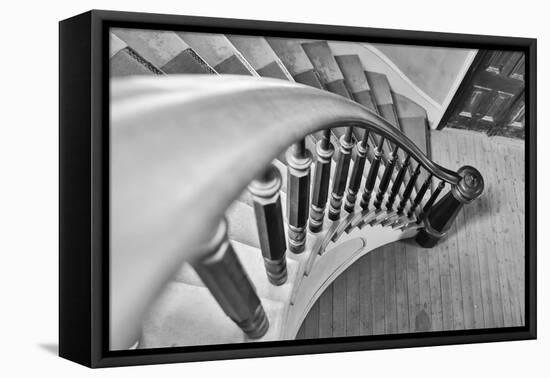 USA, Montana, Bannack State Park, Staircase-Hollice Looney-Framed Premier Image Canvas