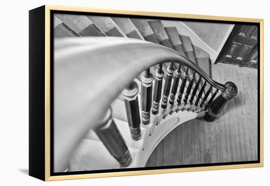 USA, Montana, Bannack State Park, Staircase-Hollice Looney-Framed Premier Image Canvas