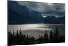 USA, Montana, Glacier National Park. Fall storm above St. Mary Lake.-Jaynes Gallery-Mounted Photographic Print
