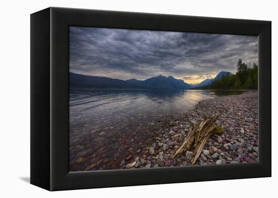 USA, Montana, Glacier National Park, Lake Macdonald-Rona Schwarz-Framed Premier Image Canvas