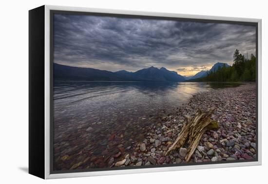 USA, Montana, Glacier National Park, Lake Macdonald-Rona Schwarz-Framed Premier Image Canvas