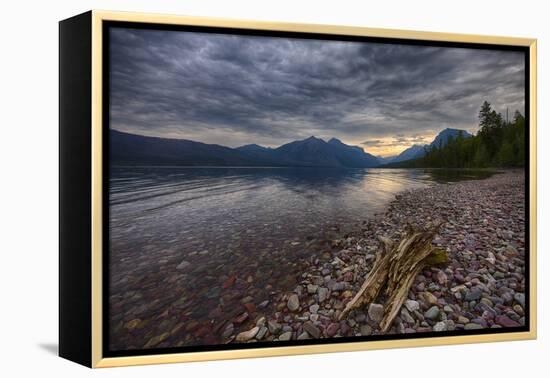 USA, Montana, Glacier National Park, Lake Macdonald-Rona Schwarz-Framed Premier Image Canvas