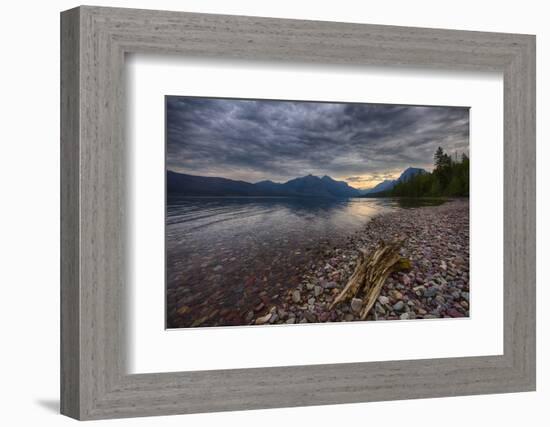 USA, Montana, Glacier National Park, Lake Macdonald-Rona Schwarz-Framed Photographic Print