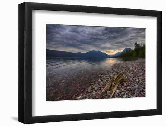 USA, Montana, Glacier National Park, Lake Macdonald-Rona Schwarz-Framed Photographic Print