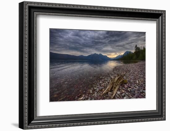 USA, Montana, Glacier National Park, Lake Macdonald-Rona Schwarz-Framed Photographic Print