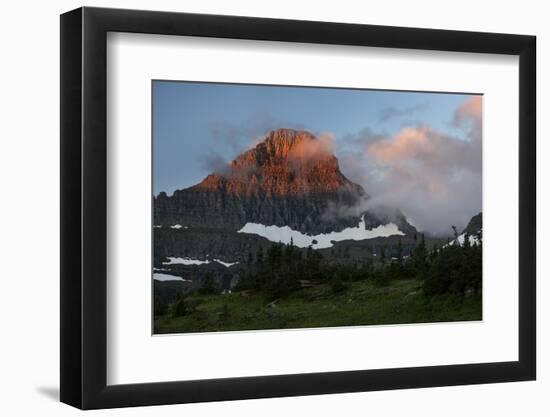 USA, Montana, Glacier National Park. Sunrise on Reynolds Mountain-Don Grall-Framed Photographic Print