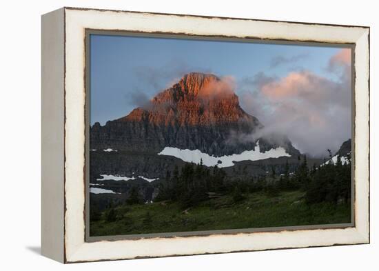 USA, Montana, Glacier National Park. Sunrise on Reynolds Mountain-Don Grall-Framed Premier Image Canvas