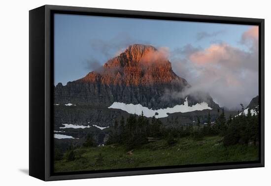 USA, Montana, Glacier National Park. Sunrise on Reynolds Mountain-Don Grall-Framed Premier Image Canvas