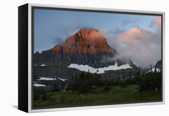 USA, Montana, Glacier National Park. Sunrise on Reynolds Mountain-Don Grall-Framed Premier Image Canvas