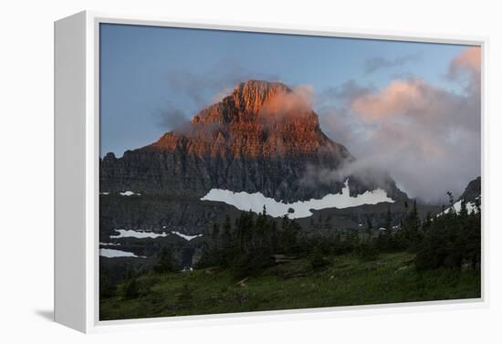 USA, Montana, Glacier National Park. Sunrise on Reynolds Mountain-Don Grall-Framed Premier Image Canvas