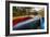 USA, Montana, Glacier National Park. Two Medicine Lake with Canoes in Foreground-Rona Schwarz-Framed Photographic Print