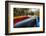 USA, Montana, Glacier National Park. Two Medicine Lake with Canoes in Foreground-Rona Schwarz-Framed Photographic Print