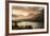 USA, Montana, Glacier NP. Sunrise pierces clouds over St. Mary Lake.-Don Grall-Framed Photographic Print