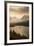 USA, Montana, Glacier NP. Sunrise pierces clouds over St. Mary Lake.-Don Grall-Framed Photographic Print