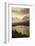 USA, Montana, Glacier NP. Sunrise pierces clouds over St. Mary Lake.-Don Grall-Framed Photographic Print