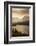 USA, Montana, Glacier NP. Sunrise pierces clouds over St. Mary Lake.-Don Grall-Framed Photographic Print