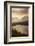 USA, Montana, Glacier NP. Sunrise pierces clouds over St. Mary Lake.-Don Grall-Framed Photographic Print