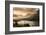 USA, Montana, Glacier NP. Sunrise pierces clouds over St. Mary Lake.-Don Grall-Framed Photographic Print