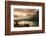 USA, Montana, Glacier NP. Sunrise pierces clouds over St. Mary Lake.-Don Grall-Framed Photographic Print