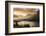 USA, Montana, Glacier NP. Sunrise pierces clouds over St. Mary Lake.-Don Grall-Framed Photographic Print