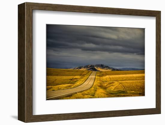 USA, Montana. Highway En Route to Helena from Glacier National Park on Stormy Day-Rona Schwarz-Framed Photographic Print