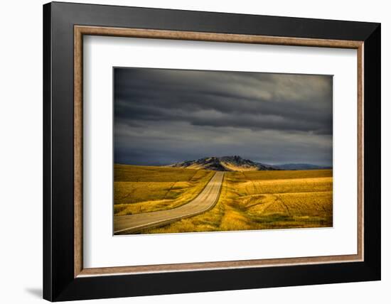 USA, Montana. Highway En Route to Helena from Glacier National Park on Stormy Day-Rona Schwarz-Framed Photographic Print